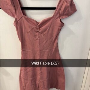 Wild Fable Dusty Rose Dress